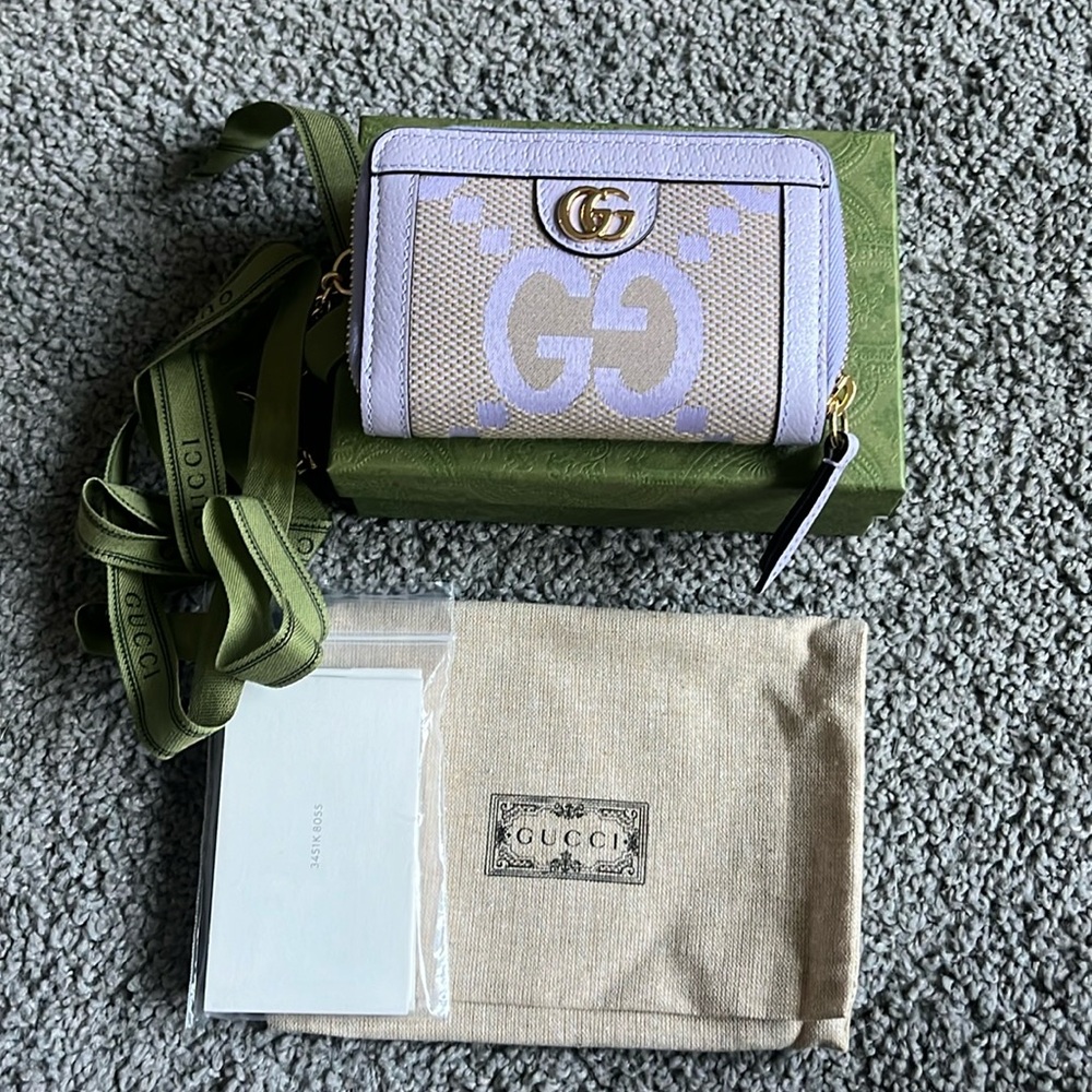 Jumbo GG Gucci Ophedia Wallet No Flaws